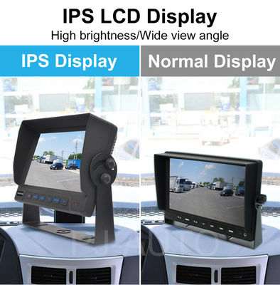 1080P 4CH MDVR 카메라 방수 7인치 모니터 MDVR 레코더 4G GPS 역전화 백업 카메라 차량 버스 트럭 자동차 역전화 보조