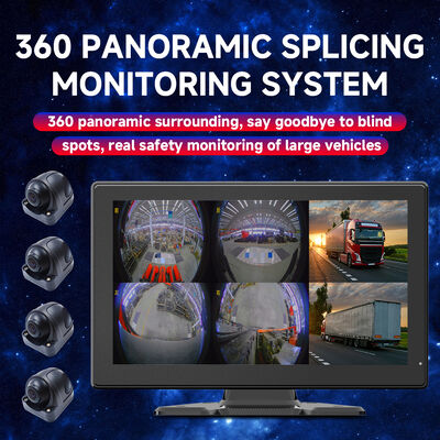 AI MDVR 서라운드 뷰 시스템, 4개의 어안 카메라, 야간 시야, 대형 차량용 고 프레임 속도 녹화