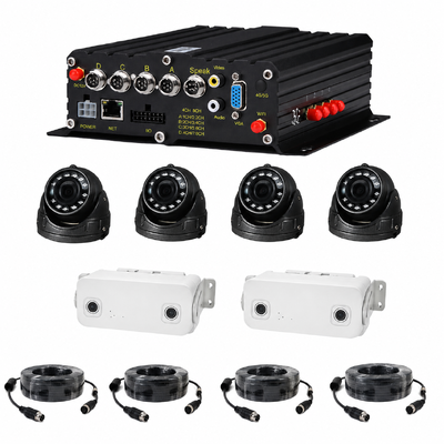 1080P 버스 승객 수 MDVR 카메라, 3D 쌍안경 버스 사람들 카운터, GPS 모바일 DVR 승객 흐름 및 안전 모니터링