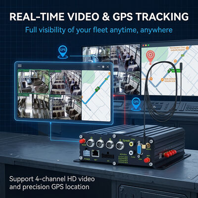 대량 화물 운송 텔레매틱스 4G AI 모바일 DVR 및 차량 규정 준수를 위한 동적 탑재 중량 센서