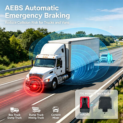 4G 차량용 CCTV DVR, AEBS 자동 비상 제동 시스템, ADAS+DSM+BSD 능동 안전 기능 탑재 (트럭 및 버스용)