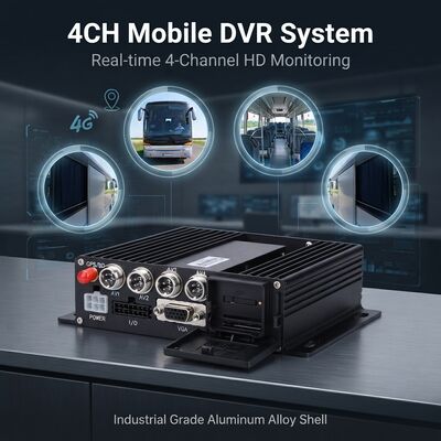 4채널 모바일 DVR GPS 추적기와 버스 보안 시스템용 1080P 자동차 카메라