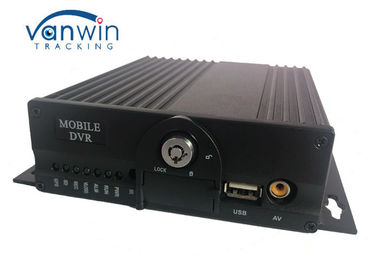 4CH는 디지털 방식으로 비디오 녹화기 1080P GPS 와이파이 4G MDVR, RJ45의 내부통신기 SD 구멍 VGA를 가진 이중으로 합니다