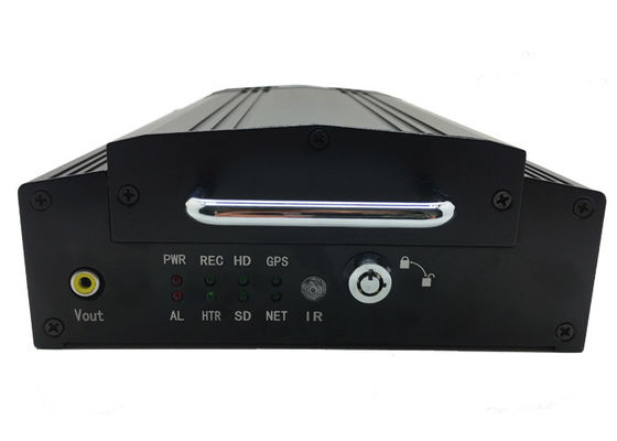 트럭 / 택시 / 버스를 위한 GPS 4G를 기록하는 4 채널 1080P HD 모바일 DVR CCTV MDVR 2TB HDD