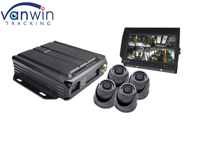 1080P AHD 4ch 3g 4g GPS SD 카드 택시용 모바일 DVR 미니 버스 함대