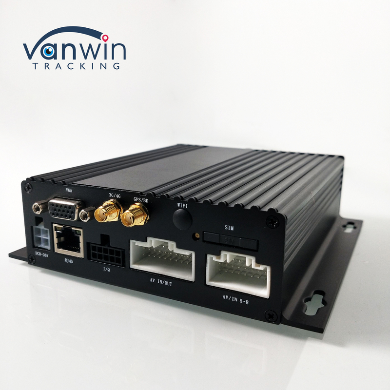 AI 8 채널 1080P 512G 듀얼 SD 카드 자동차 MDVR 카메라 시스템 ADAS DMS 피로 운전 감지 기능 모바일 DVR