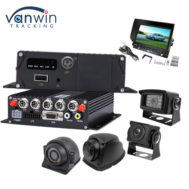 차량에 장착된 DVR4 녹화 호스트 카메라 항공 인터페이스 디스플레이 VGA 인터페이스 고화질 모니터