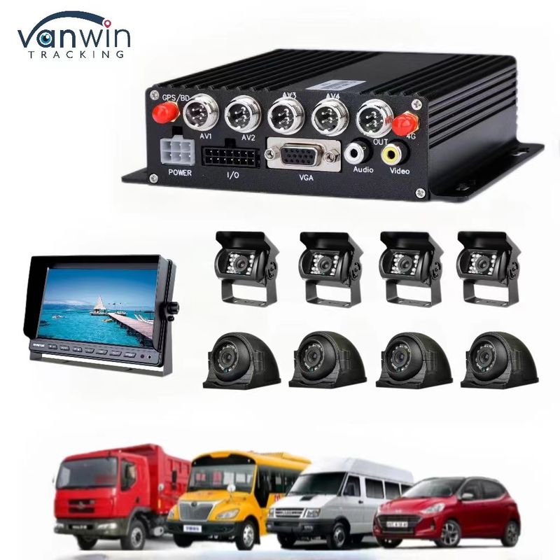 8CH 1080P H.265 HD GPS 차량 모바일 DVR 레코더 12V 2.5A 및 5V 2A 출력