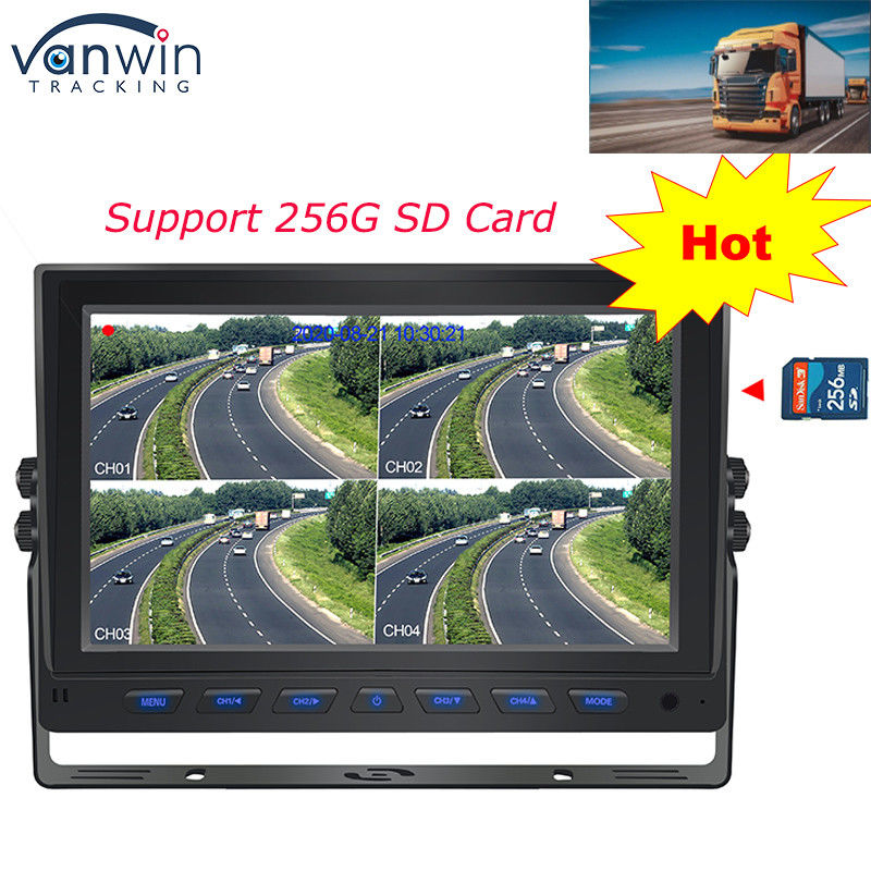 자동차 버스 트럭용 7인치 실시간 GPS 4G AHD 4CH 모니터 TFT 자동차 모니터 디스플레이