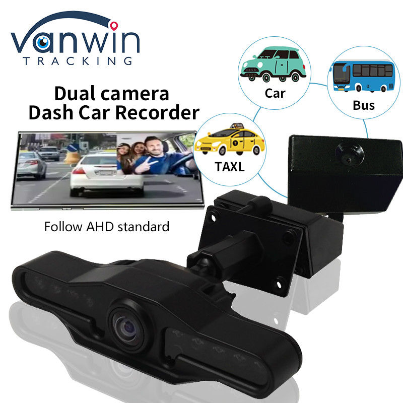 2 카메라 렌즈 2.9 인치 AHD 대시 카메라 레코더와 슈퍼 와이드 앵글 듀얼 렌즈 비디오 레코더