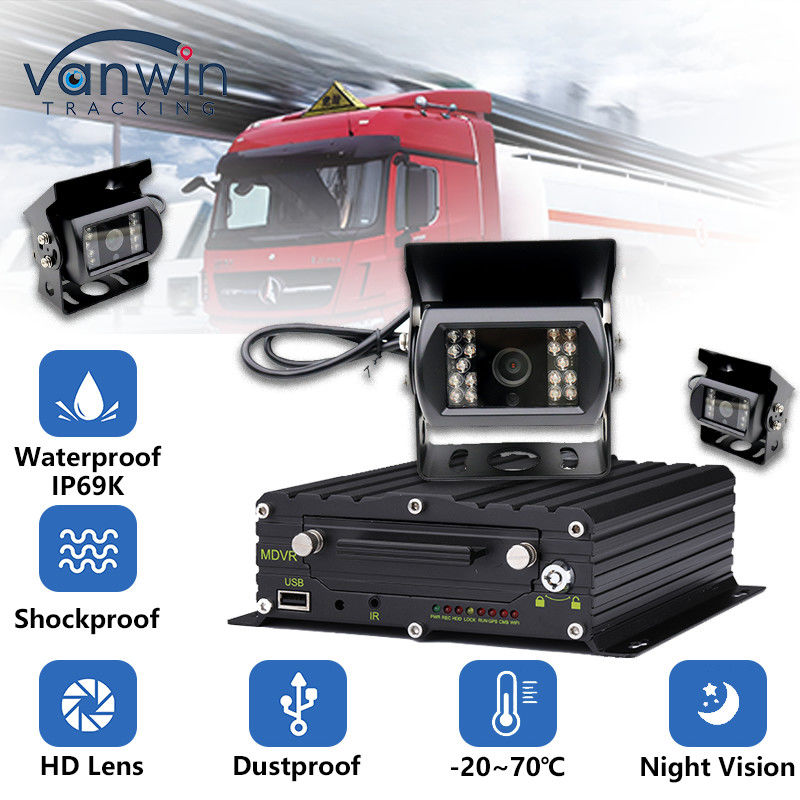 IP69 AHD 170° 광각 자동차 카메라 차량 보안 CCTV 카메라 모바일 비디오 솔루션
