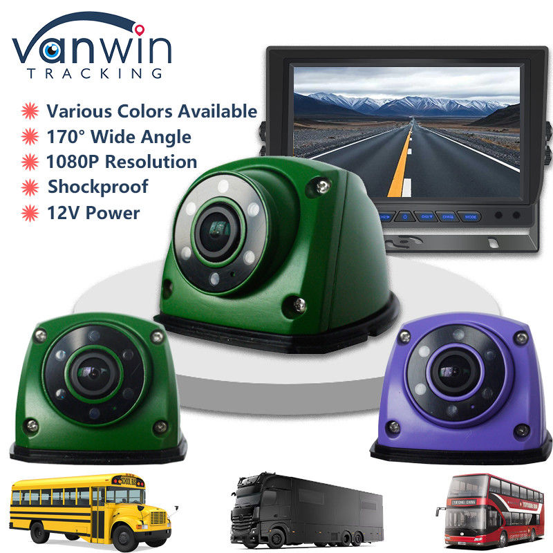 IP69 1080P 자동차 카메라 AHD 사이드 카메라 6pcs IR 라이트 슈퍼 나이트 비전 카메라