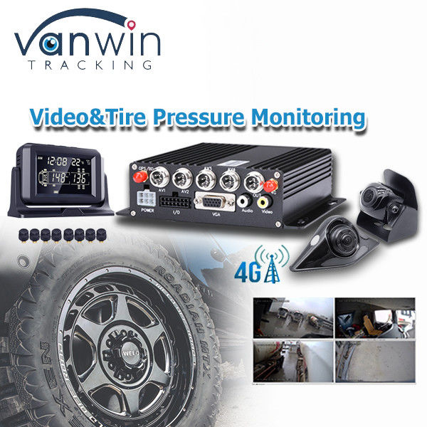 4CH 8CH SD Mdvr 타이어 압력 연료 모니터링 운전 레코더 함대 추적 관리