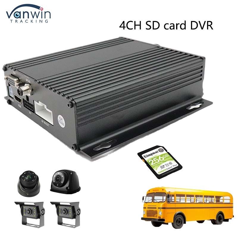 4채널 AHD 1080P SD 카드 256G 모바일 DVR USB VGA 포트
