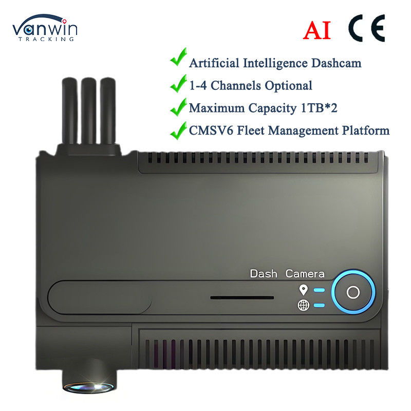 풀 HD 대시캠 1-4 채널 GPS 추적 차량 카메라 1080P 대시 카메라 택시용 모바일 자동차 DVR CMSV6 서버