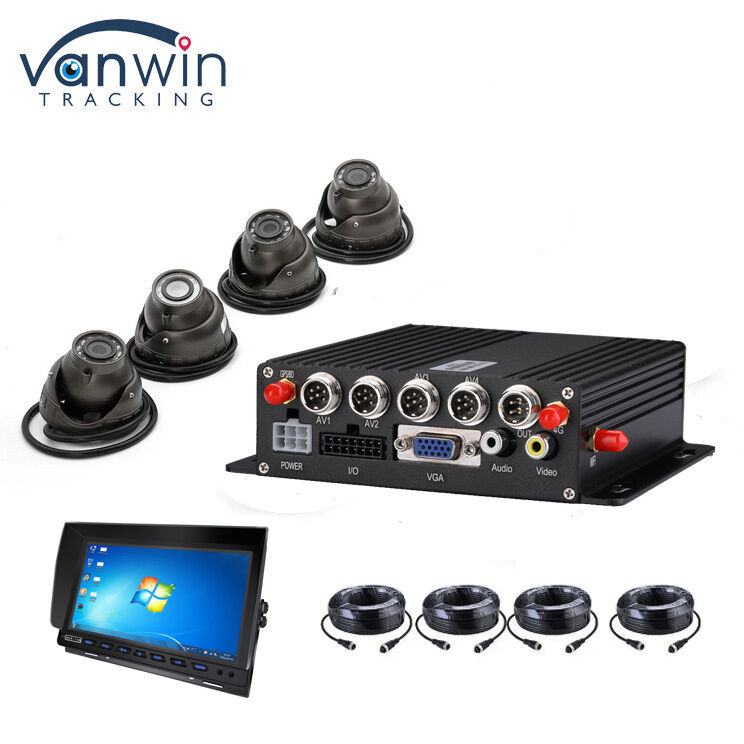 4채널 모바일 DVR GPS 추적기와 버스 보안 시스템용 1080P 자동차 카메라