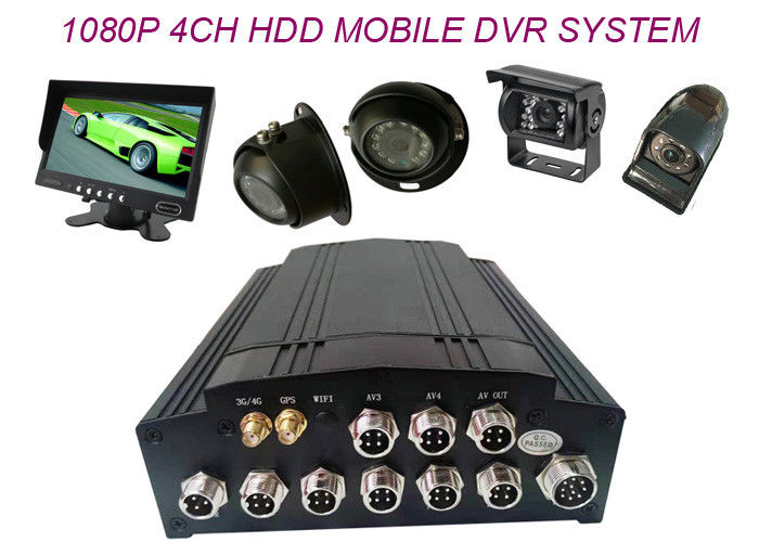 10W 4G 3G GPS WIFI RS485 4CH 1080P HD DVR Recorder